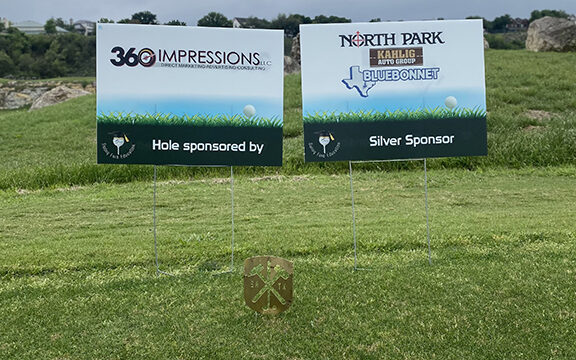 360 Impressions sponsored a hole of golf at SAADA