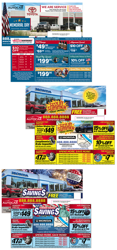 Direct Mail Sell Sheets for 360 Impressions